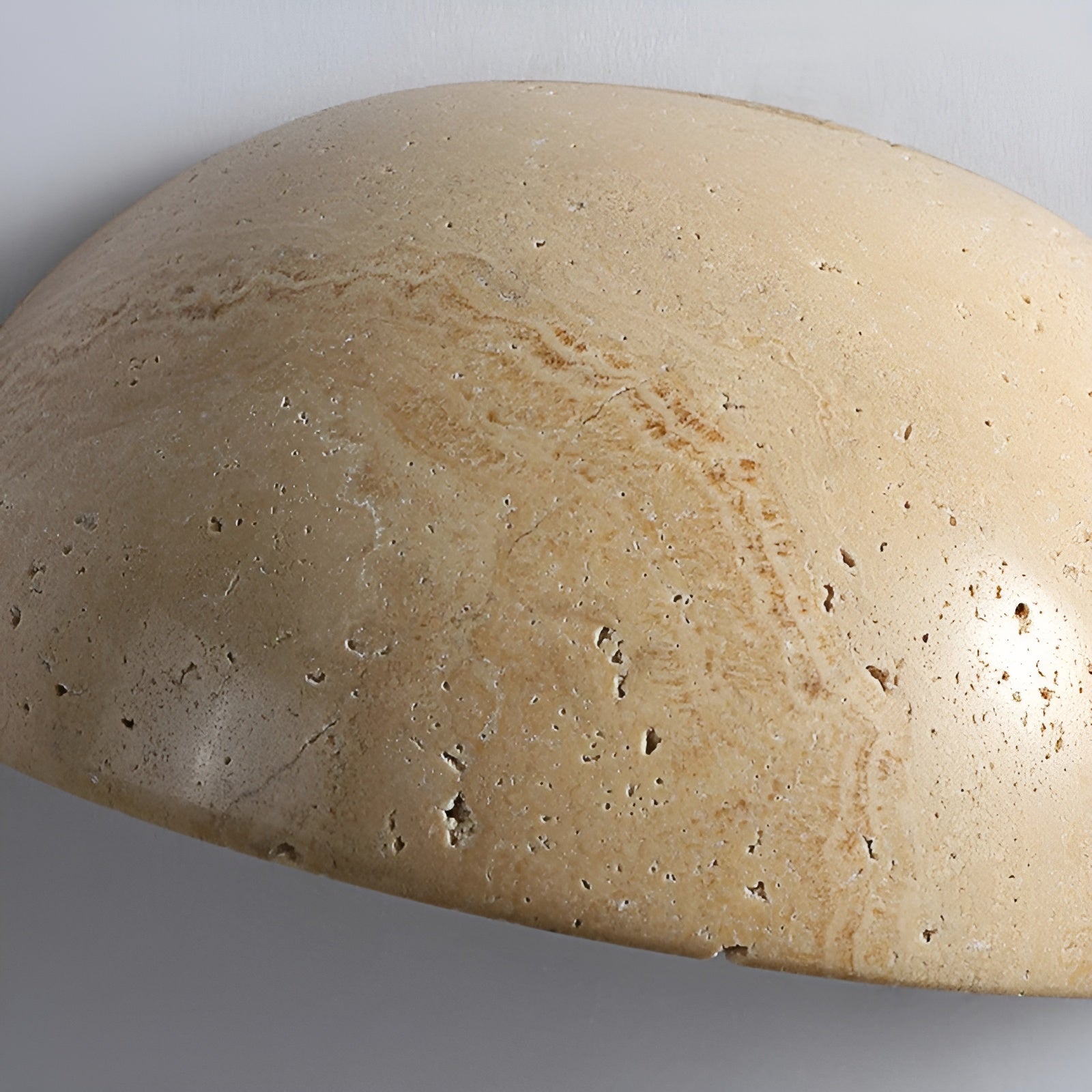 Half-Round LED Wabi-Sabi Wall Lamp - ZenGlow