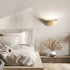 Half-Round LED Wabi-Sabi Wall Lamp - ZenGlow