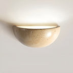 Half-Round LED Wabi-Sabi Wall Lamp - ZenGlow
