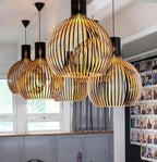 Handcrafted Wooden Pendant Light - RustikAura