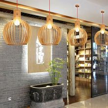 Handcrafted Wooden Pendant Light - RustikAura