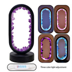 Handmade Amethyst Crystal Lamp – Serenith Natural Mood Light on a bedside table
