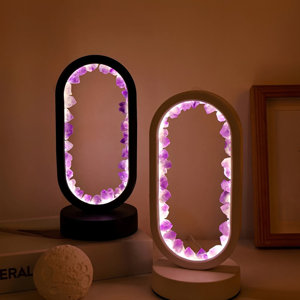 Handmade Amethyst Crystal Lamp – Serenith Natural Mood Light