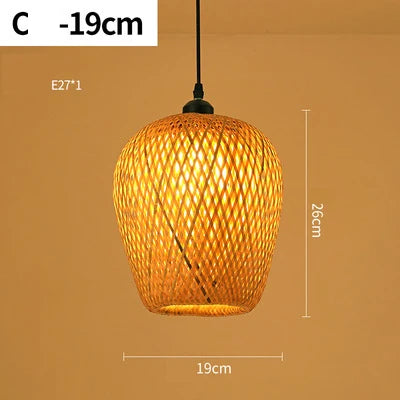 Handmade Rattan Pendant Lamp - RayaLicht