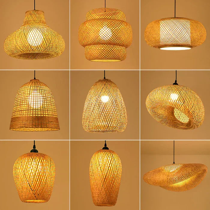 Handmade Rattan Pendant Lamp - RayaLicht