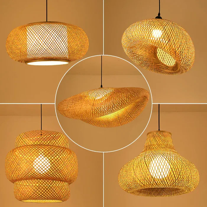 Handmade Rattan Pendant Lamp - RayaLicht