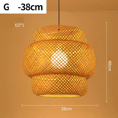 Handmade Rattan Pendant Lamp - RayaLicht
