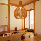 Handmade Wooden Pendant Lamp - RustikAura