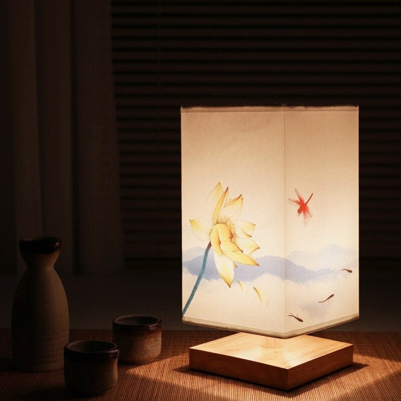 HikariGlow Japanese-Scandinavian Table Lamp