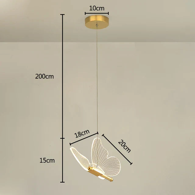 LED Butterfly Pendant Lamps - ButterLuxe
