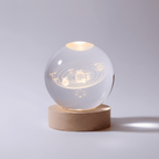 3D Engraved Galaxy Globe Lamp – StarLight LED Night Light in a kids bedroom
