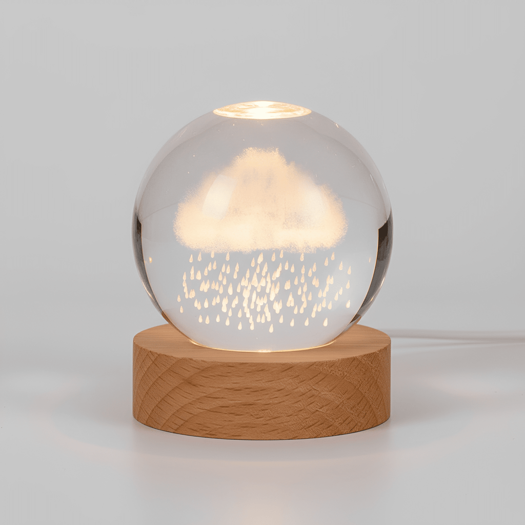 3D Engraved Galaxy Globe Lamp – StarLight LED Night Light in a nursery