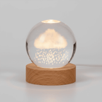 3D Engraved Galaxy Globe Lamp – StarLight LED Night Light in a nursery