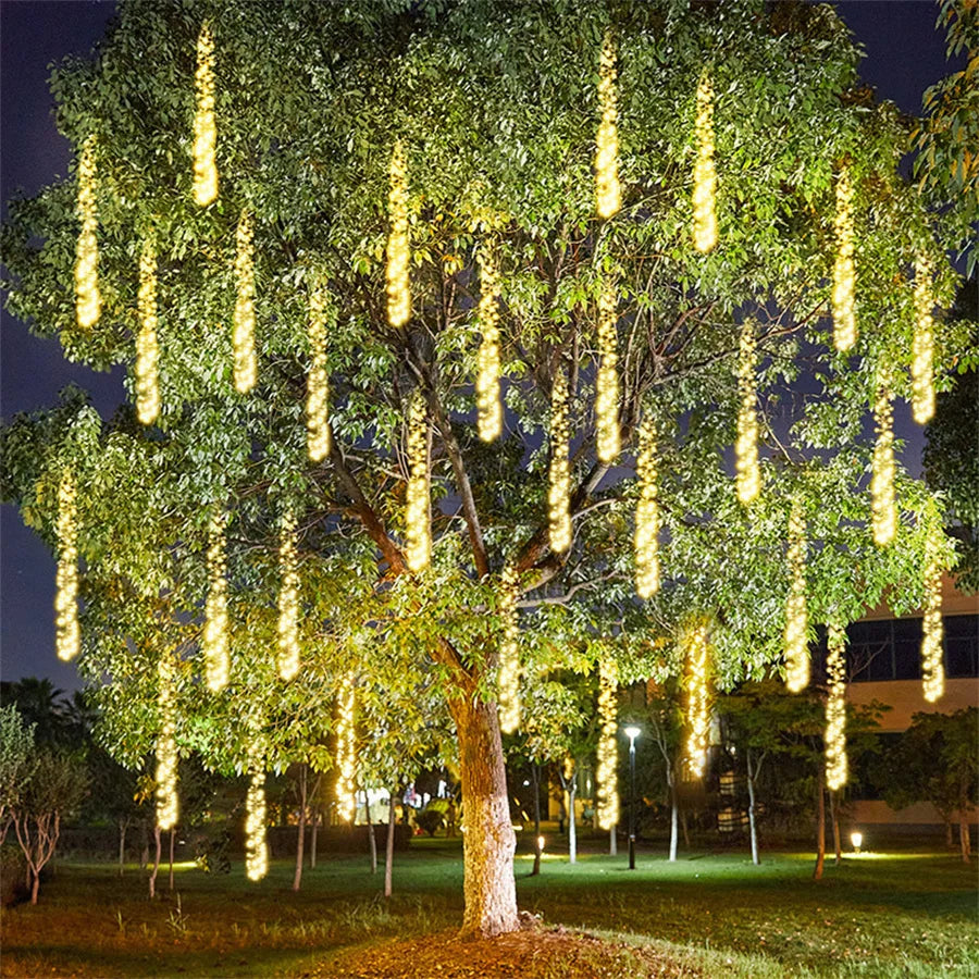 LED Meteor Shower Outdoor Lighting – Lumi