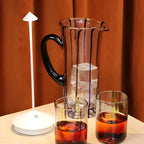 Cordless Dimmable Table Lamp – Serenity Waterproof Touch LED in grey for a reading nook