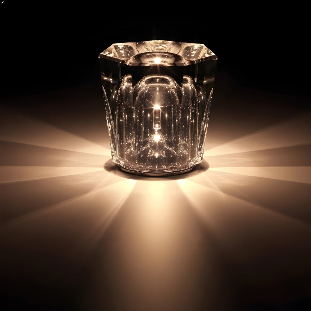 Luxury Rechargeable Diamond Crystal Table Lamp - Lumière Diamond
