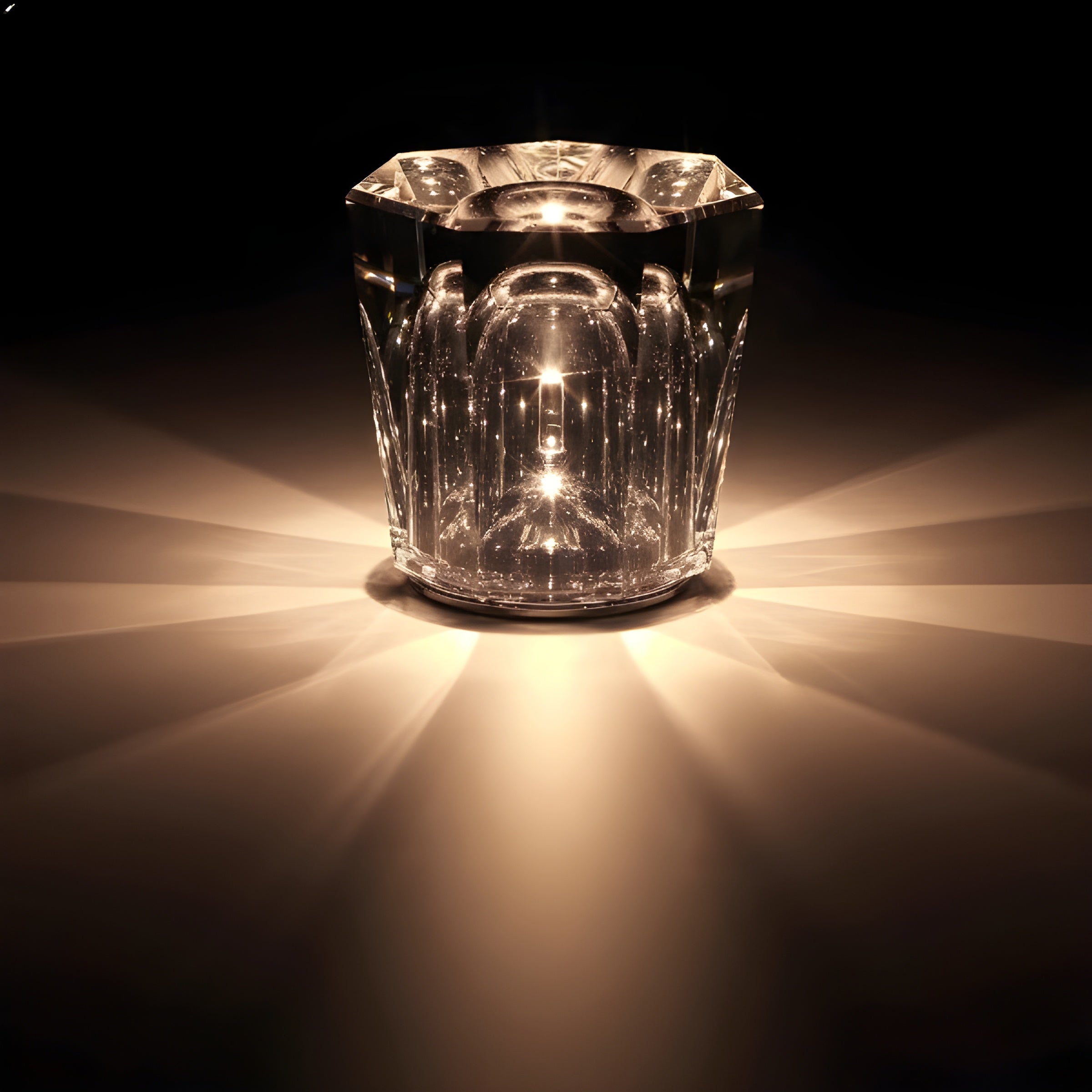 Luxury Rechargeable Diamond Crystal Table Lamp - Lumière Diamond