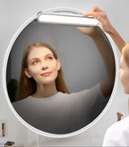 Foldable Magnetic Desk Lamp – FlexiGlow Touch-Dimmable LED in white in a home office