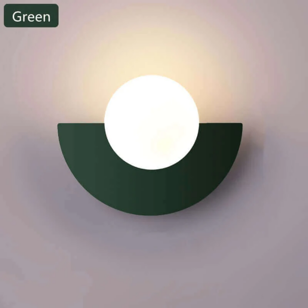Metal Half Moon Wall Lamp - LunaMetal