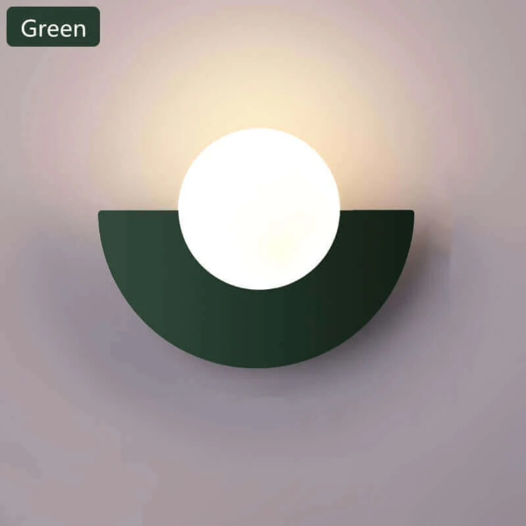 Metal Half Moon Wall Lamp - LunaMetal