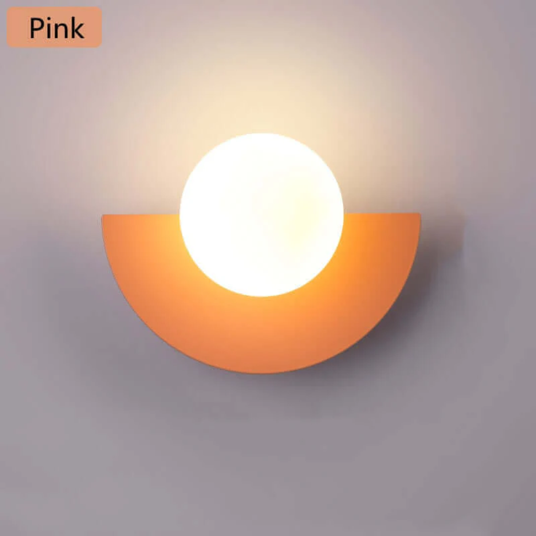 Metal Half Moon Wall Lamp - LunaMetal