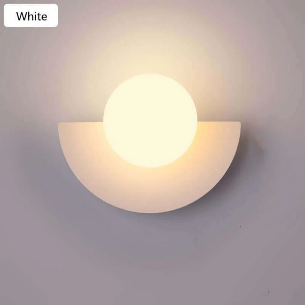 Metal Half Moon Wall Lamp - LunaMetal