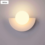 Metal Half Moon Wall Lamp - LunaMetal