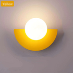 Metal Half Moon Wall Lamp - LunaMetal