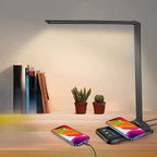 Modern Adjustable LED Desk Lamp with USB Charging Port