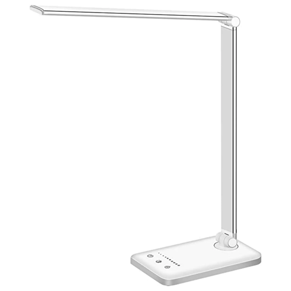Modern Adjustable LED Desk Lamp with USB Charging Port