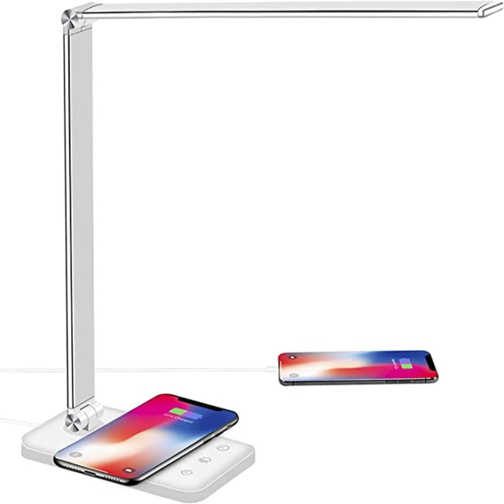 Modern Adjustable LED Desk Lamp with USB Charging Port