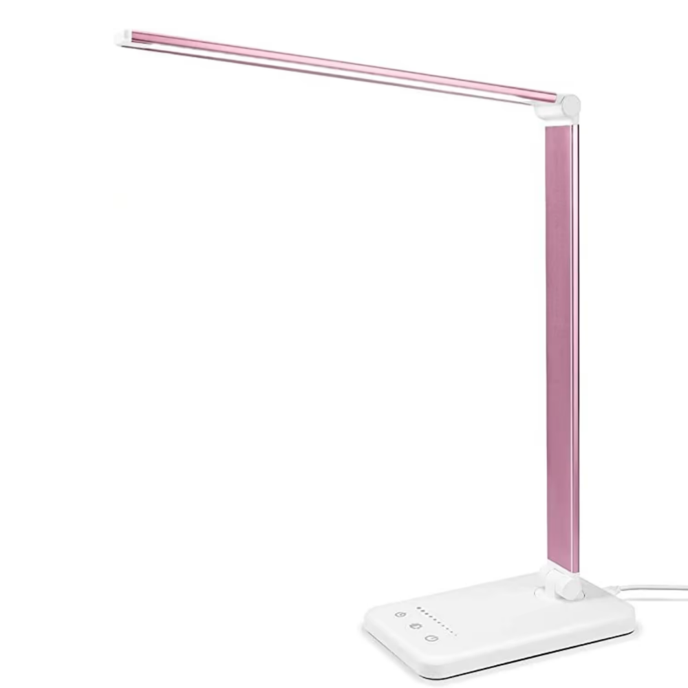 Modern Adjustable LED Desk Lamp with USB Charging Port