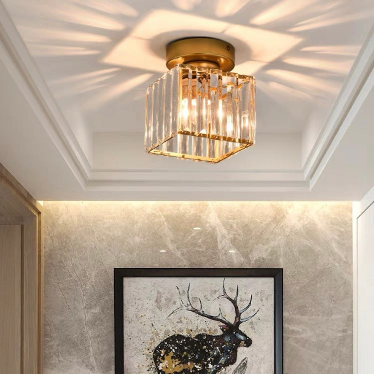 Modern Crystal Ceiling Light - CrystalGlow