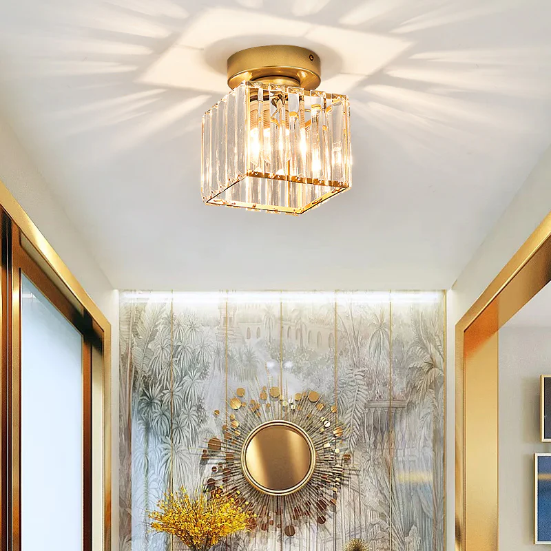 Modern Crystal Ceiling Light - CrystalGlow