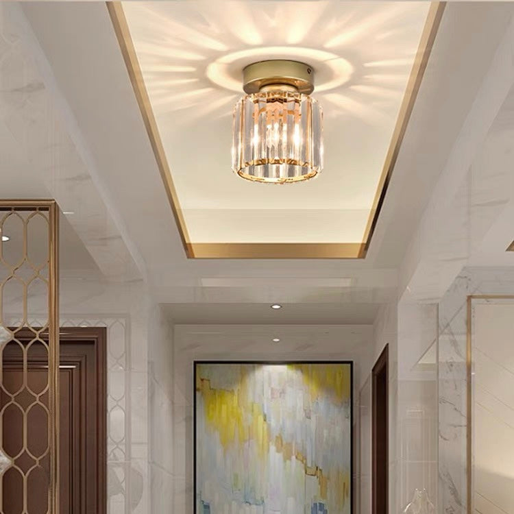Modern Crystal Ceiling Light - CrystalGlow