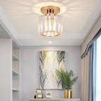 Modern Crystal Ceiling Light - CrystalGlow