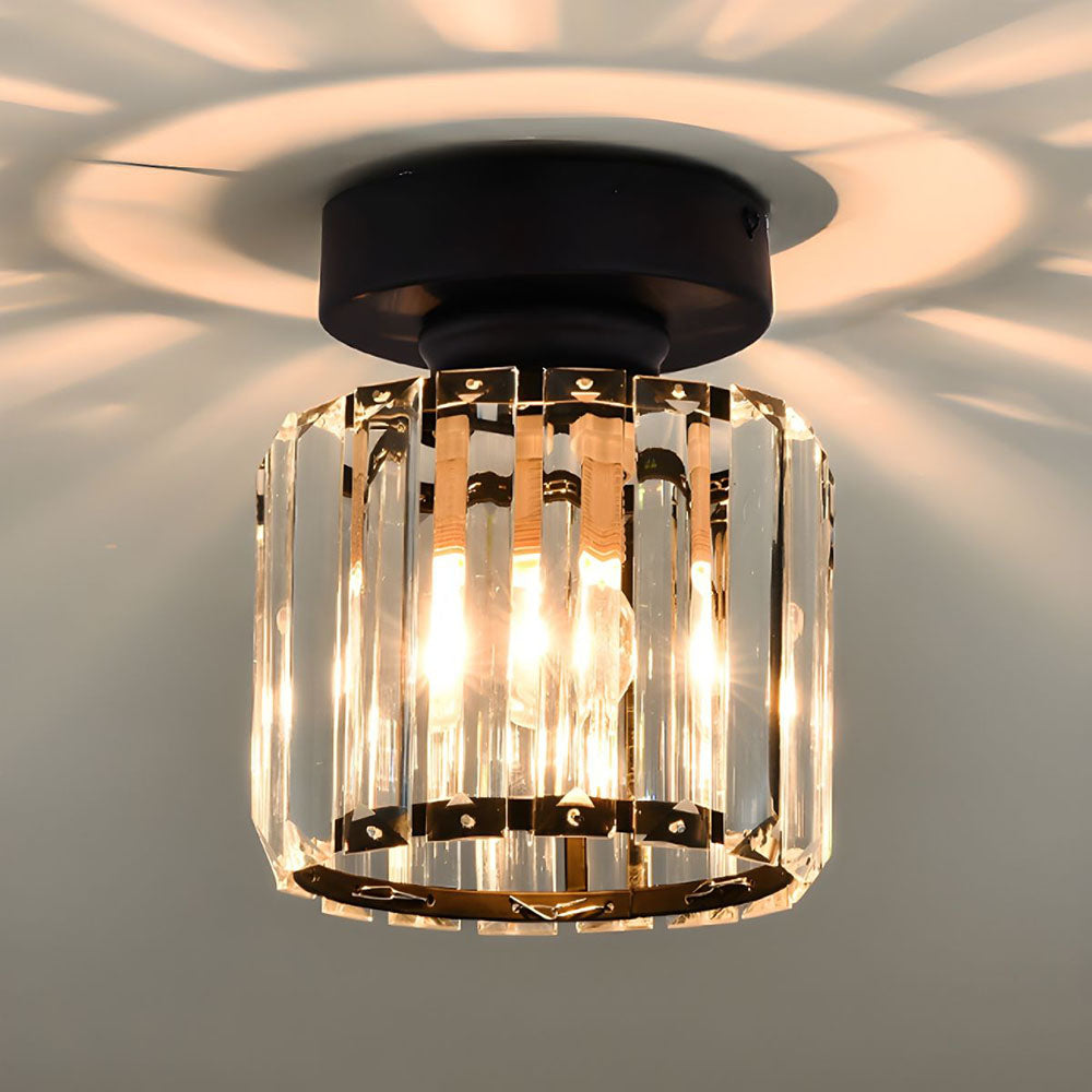Modern Crystal Ceiling Light - CrystalGlow