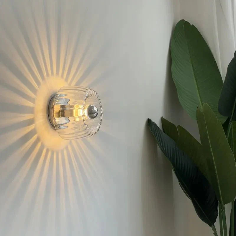 Nordic Glow Wall Lamp - Scandinavian Bauhaus Style