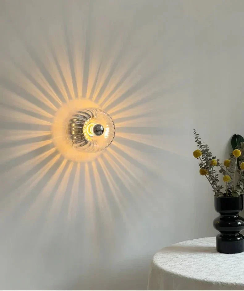 Nordic Glow Wall Lamp - Scandinavian Bauhaus Style