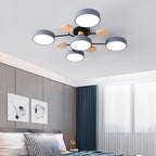 NordicGlow Branched LED Ceiling Light in 7 heads in a hallway