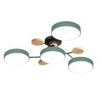 NordicGlow Branched LED Ceiling Light in white in a living room