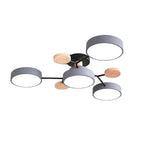 NordicGlow Branched LED Ceiling Light in 4 heads in a hallway