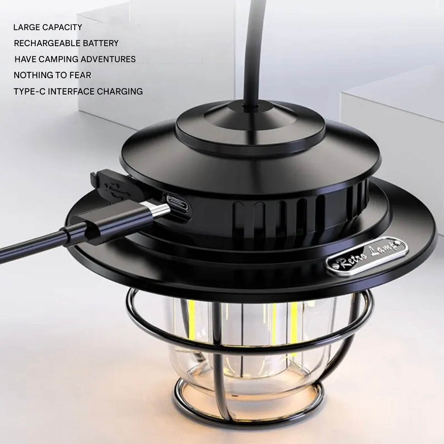 Portable LED Camping Lamp - VintaGlow