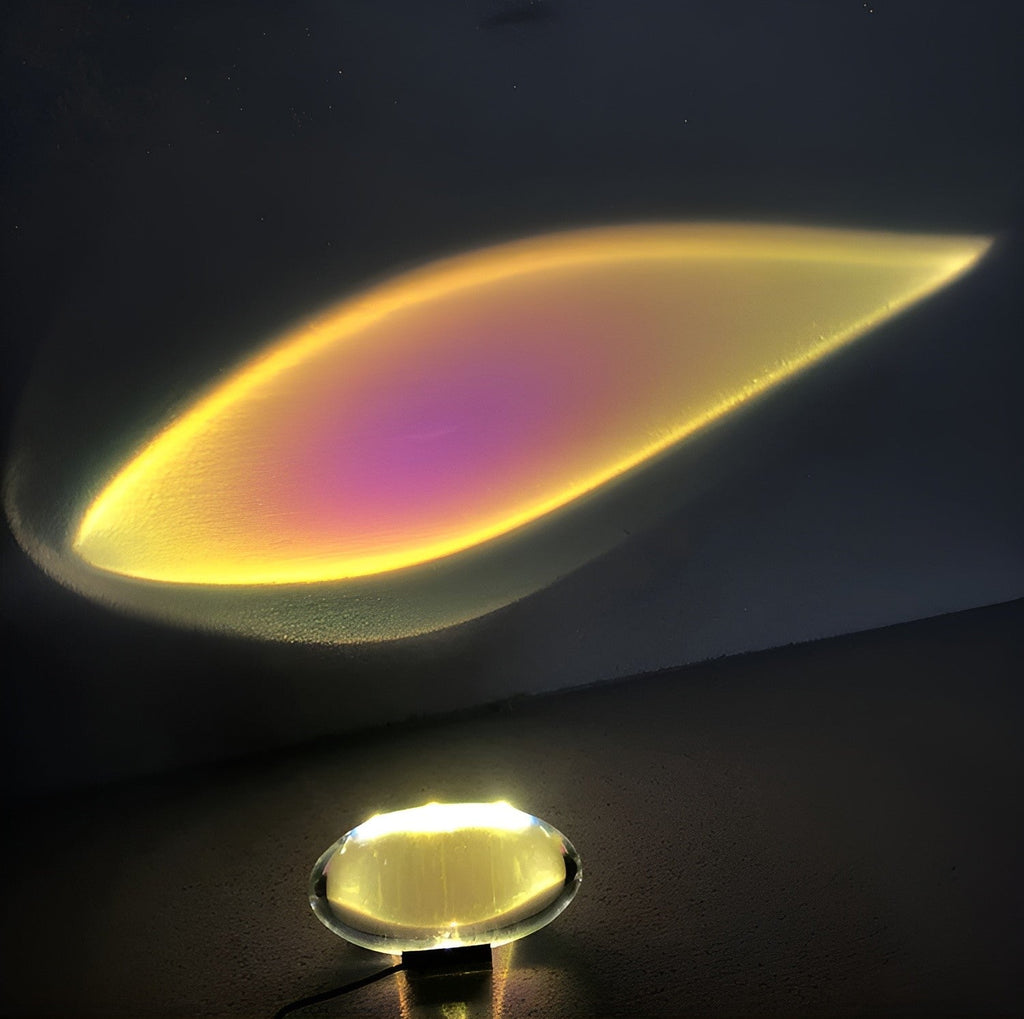 Prismatic Projector Lamp with LED – Lunara