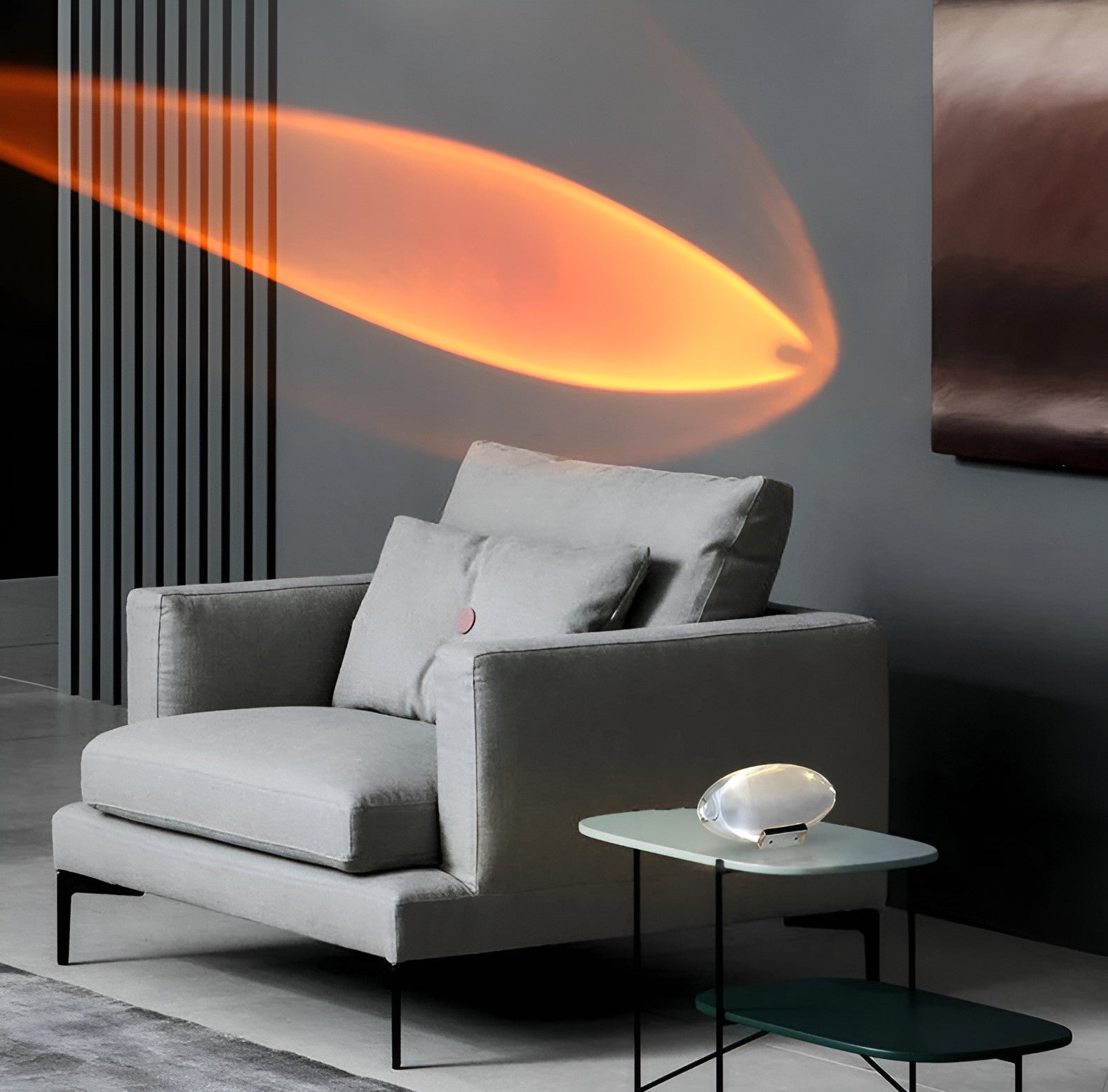 Prismatic Projector Lamp with LED – Lunara