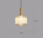 Retro Glass Pendant Light - ColorVibe