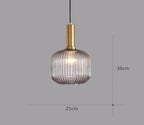 Retro Glass Pendant Light - ColorVibe