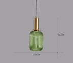 Retro Glass Pendant Light - ColorVibe