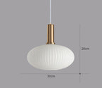 Retro Glass Pendant Light - ColorVibe