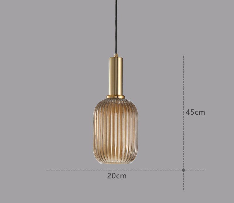 Retro Glass Pendant Light - ColorVibe